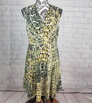 Jonathan Martin sz L stretch knit sleeveless dress